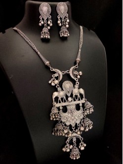 Oxidised Jewelry Set